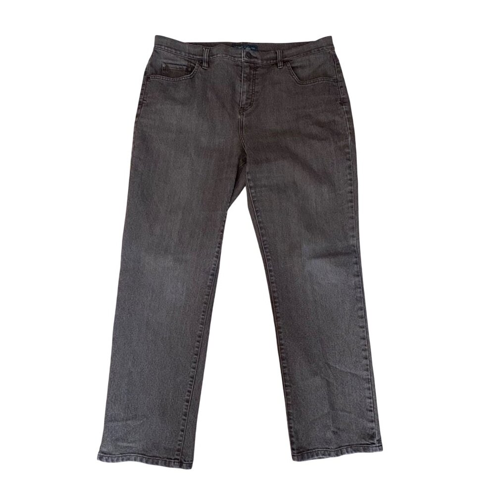 Vintage Ralph Lauren‎ Womens Brown Corduroy Straight-Leg Jeans 14W Lauren Jeans